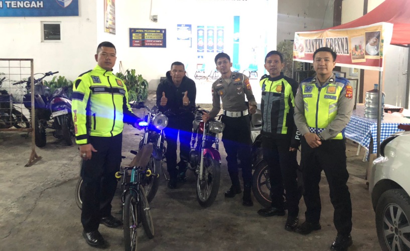 Satlantas Polres Aceh Tengah Bubarkan Aksi Balap Liar